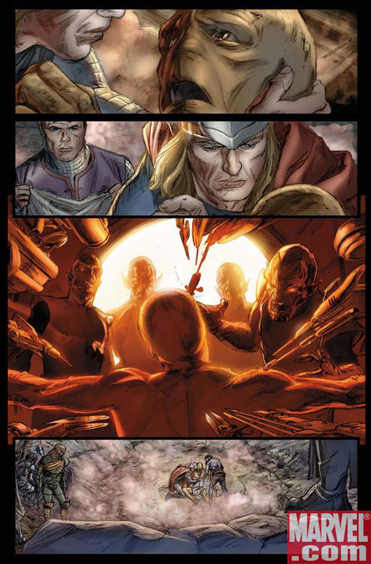 Secret Invasion: Thor #1 Preview Images