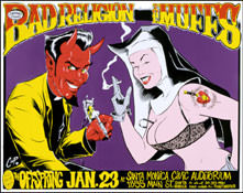 Coop's Bad Religion Concert Poster (1993)
