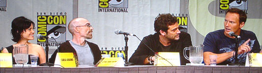 SDCC 2008 Watchmen Panel: Carla Gugino, Jackie Earle Haley, Jeffrey Dean Morgan, and Patrick Wilson SDCC 2008 Watchmen Panel: Carla Gugino, Jackie Earle Haley, Jeffrey Dean Morgan, and Patrick Wilson