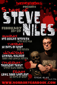 Five Days of Steve Niles at HorrorYearbook.com