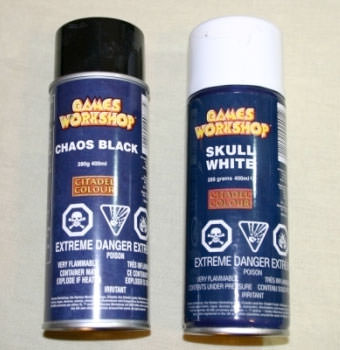 Talk Tiny To Me: Primer-Games Workshop's Chaos Black and Skull White