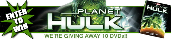 Enter to win Planet Hulk on DVD