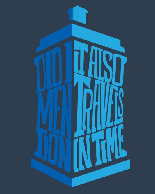 Doctor Who - It Also Travels In Time shirt