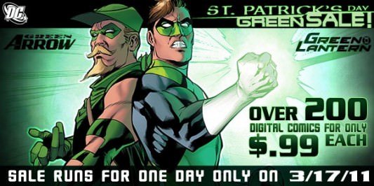 DC Green Sale for St. Patrick's Day