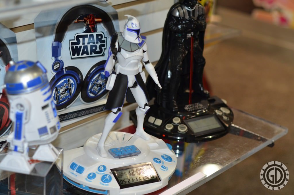 NYC 2012 Toy Fair: Star Wars clone trooper, Darth Vader