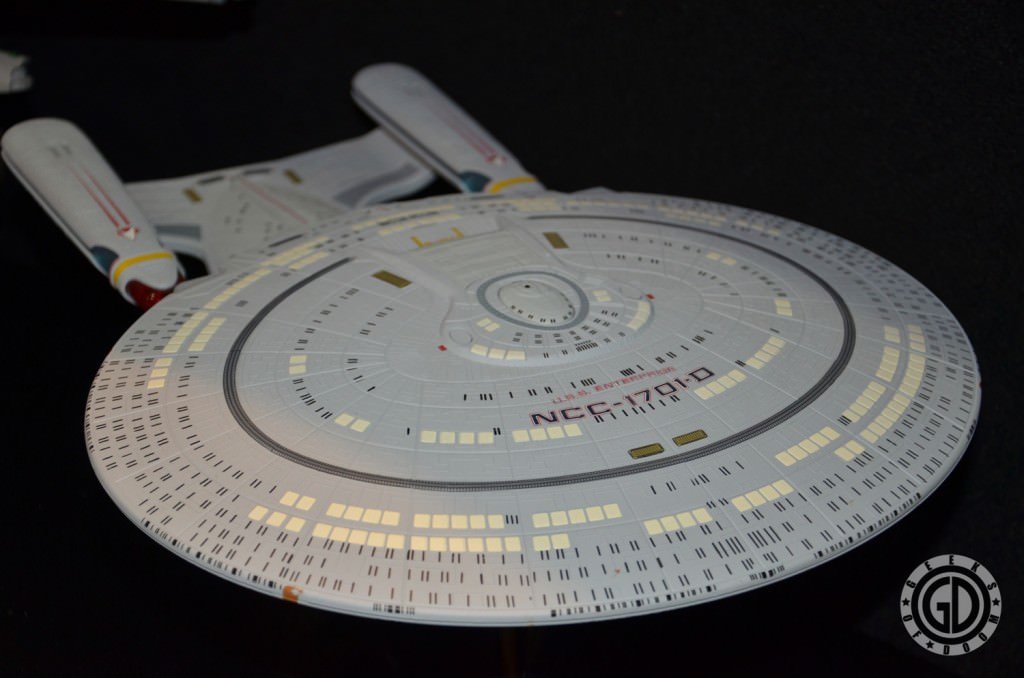 NYC 2012 Toy Fair: Star Trek U.S.S. Enterprise NCC-1701-D model
