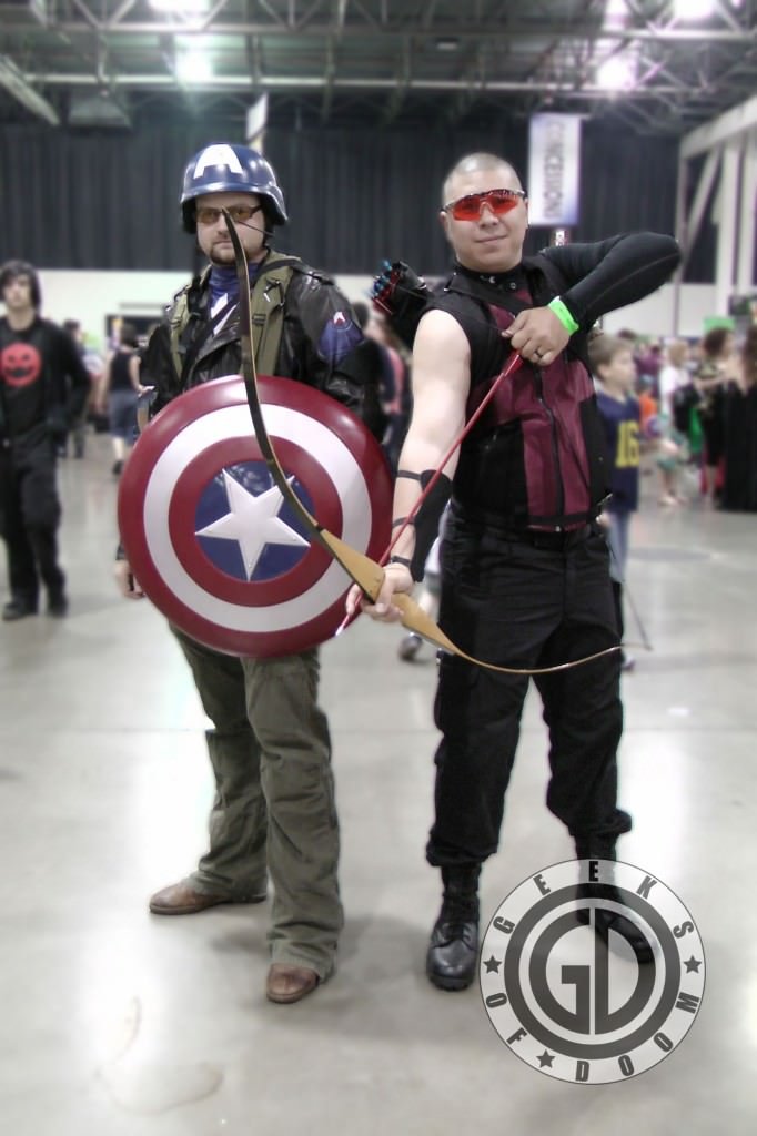 MCCC 2012 Cosplay: Captain American and Hawkeye