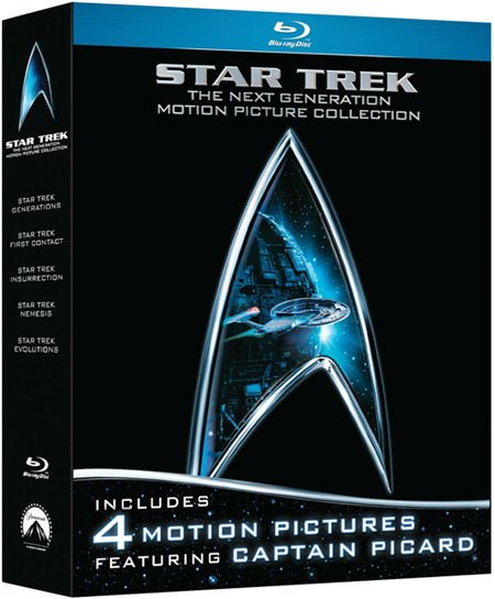 Star Trek The Next Generation Motion Picture Collection Blu Ray Review ...