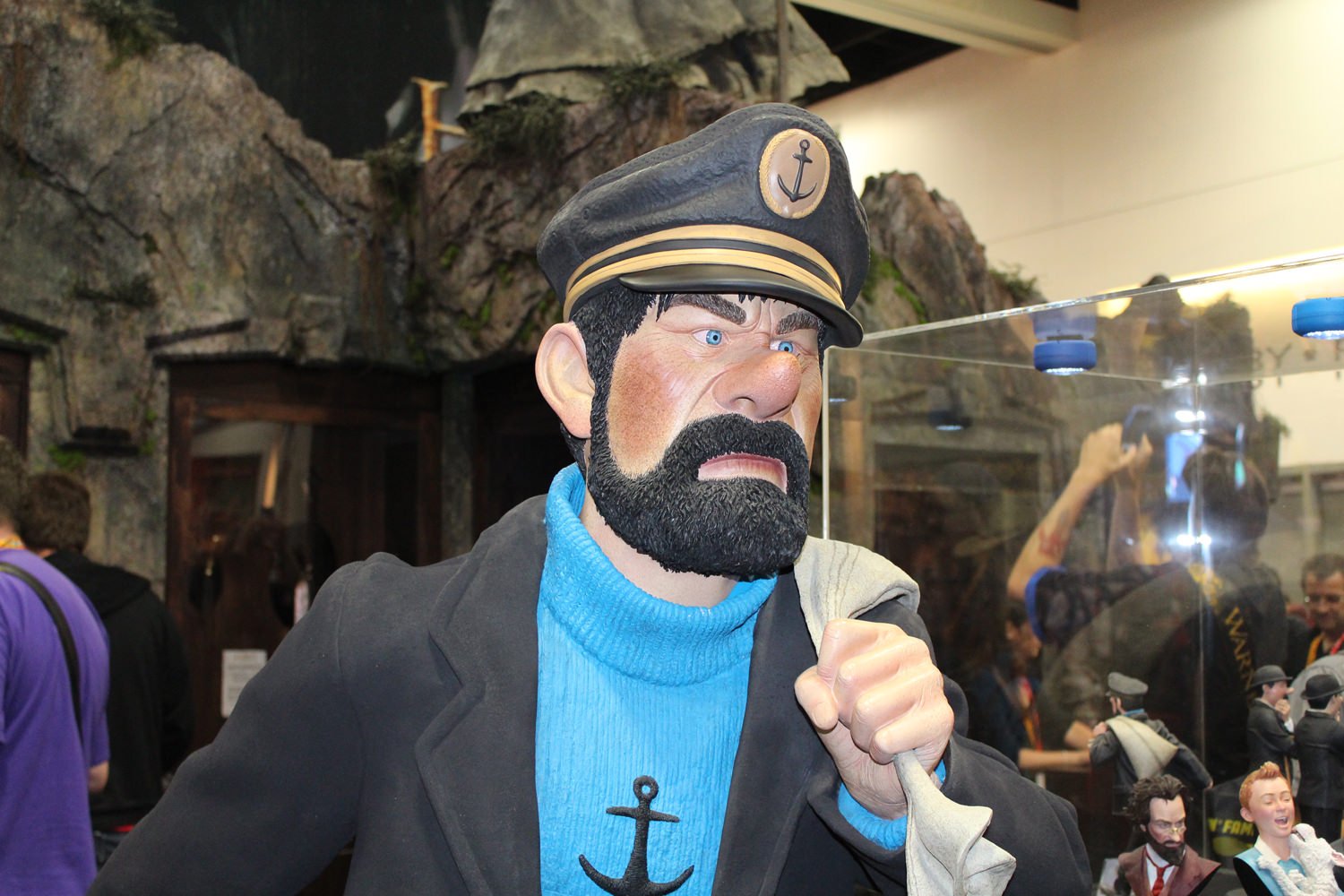 SDCC 2012: Preview night photos: Weta Captain Haddock bust