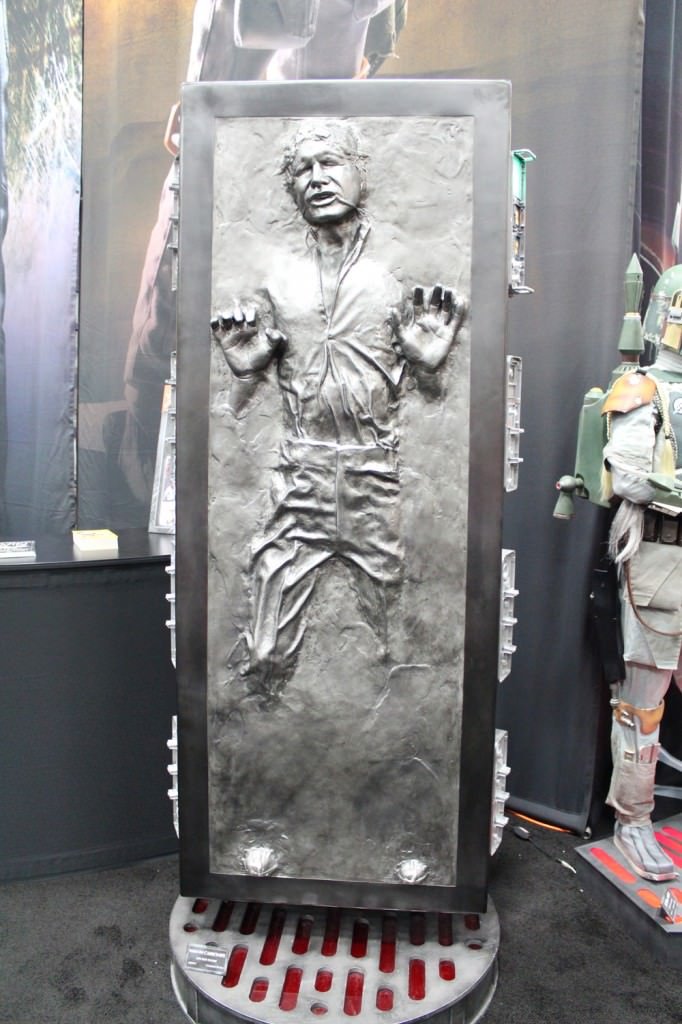 life size han solo in carbonite