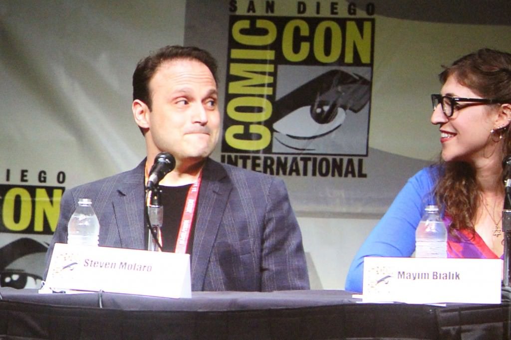 SDCC 2012: Big Bang Theory panel: Steve Molaro, Mayim Bialik