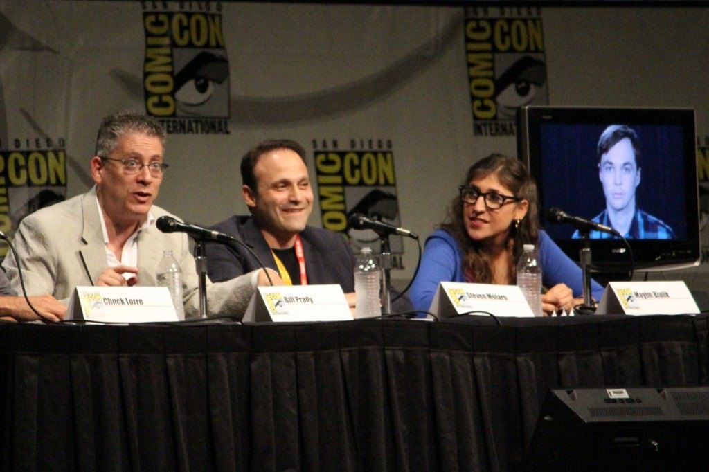 SDCC 2012: Big Bang Theory panel: Bill Prady, Steve Molaro, Mayim Bialik