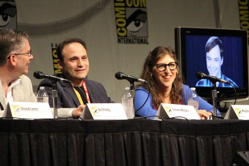SDCC 2012: Big Bang Theory panel: Bill Prady, Steve Molaro, Mayim Bialik