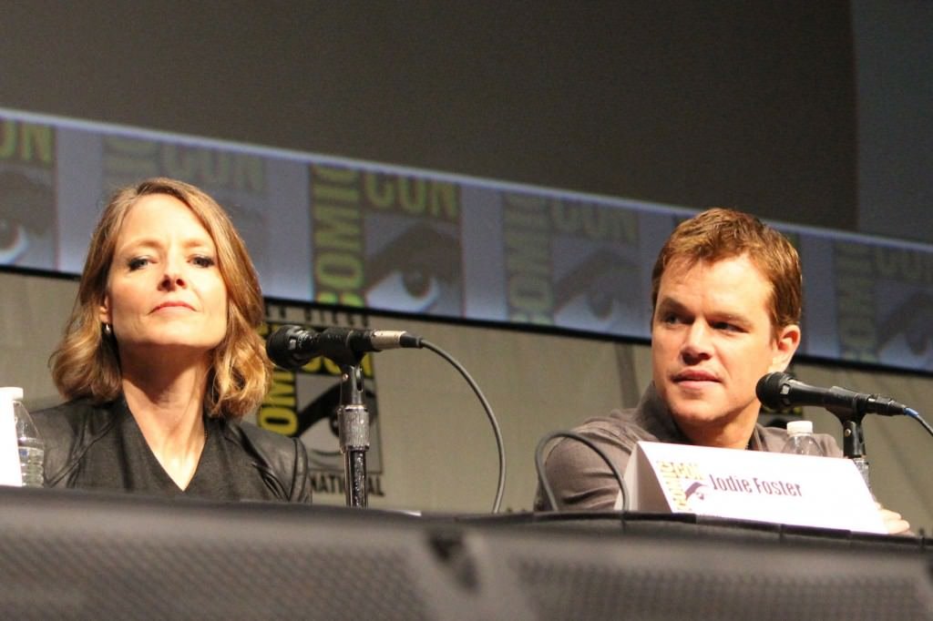 SDCC 2012: Elysium panel: Jodie Foster, Matt Damon