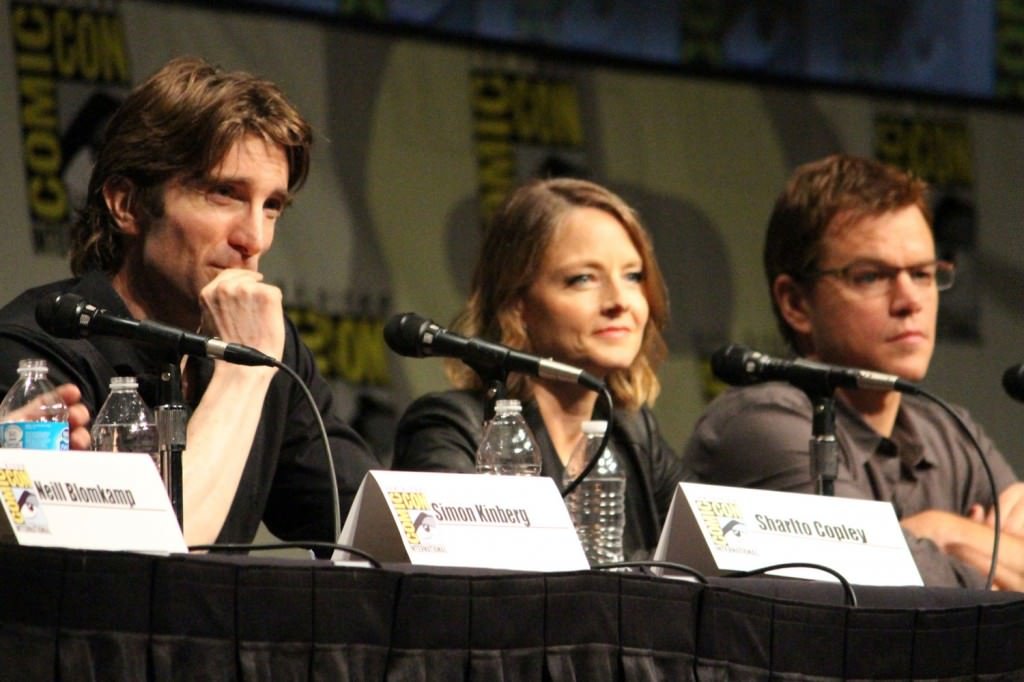 SDCC 2012: Elysium panel: Jodie Foster, Matt Damon, Sharlto Copley