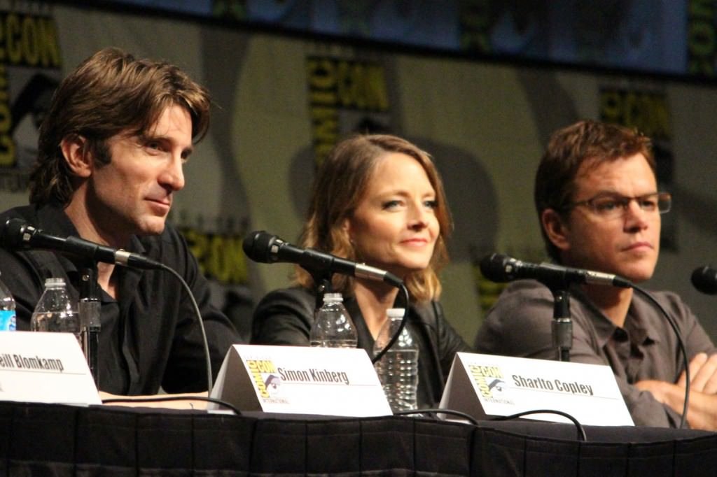 SDCC 2012: Elysium panel: Jodie Foster, Matt Damon, Sharlto Copley