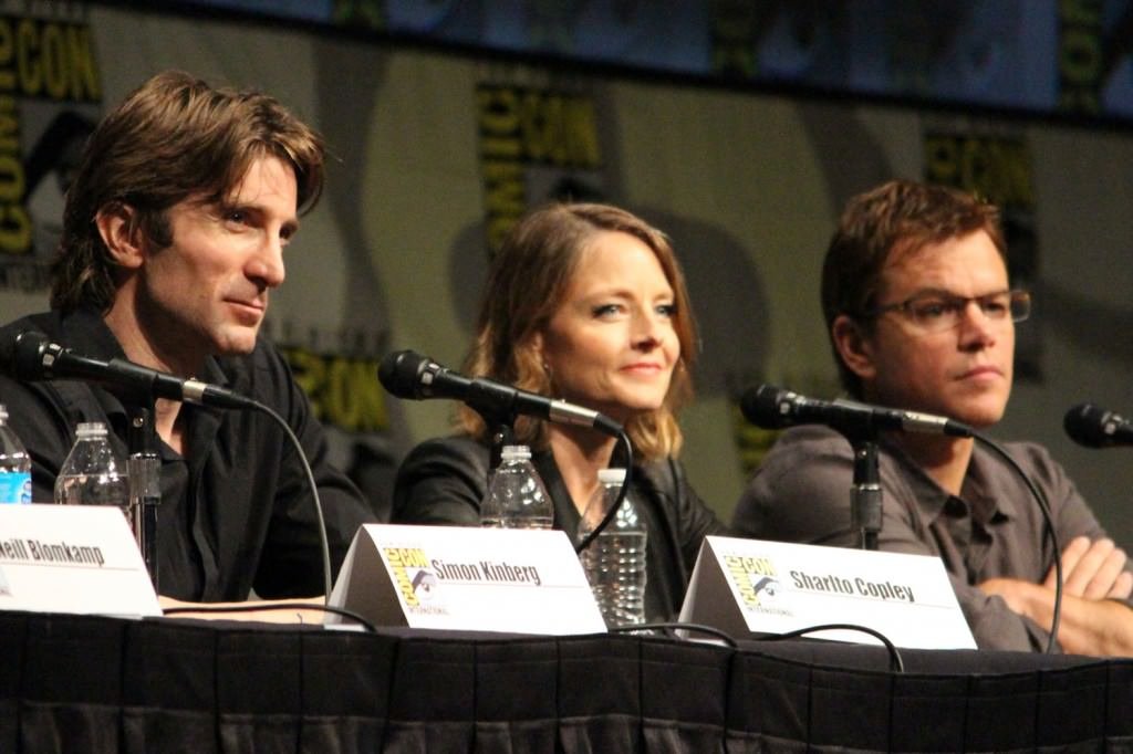 SDCC 2012: Elysium panel: Jodie Foster, Matt Damon, Sharlto Copley