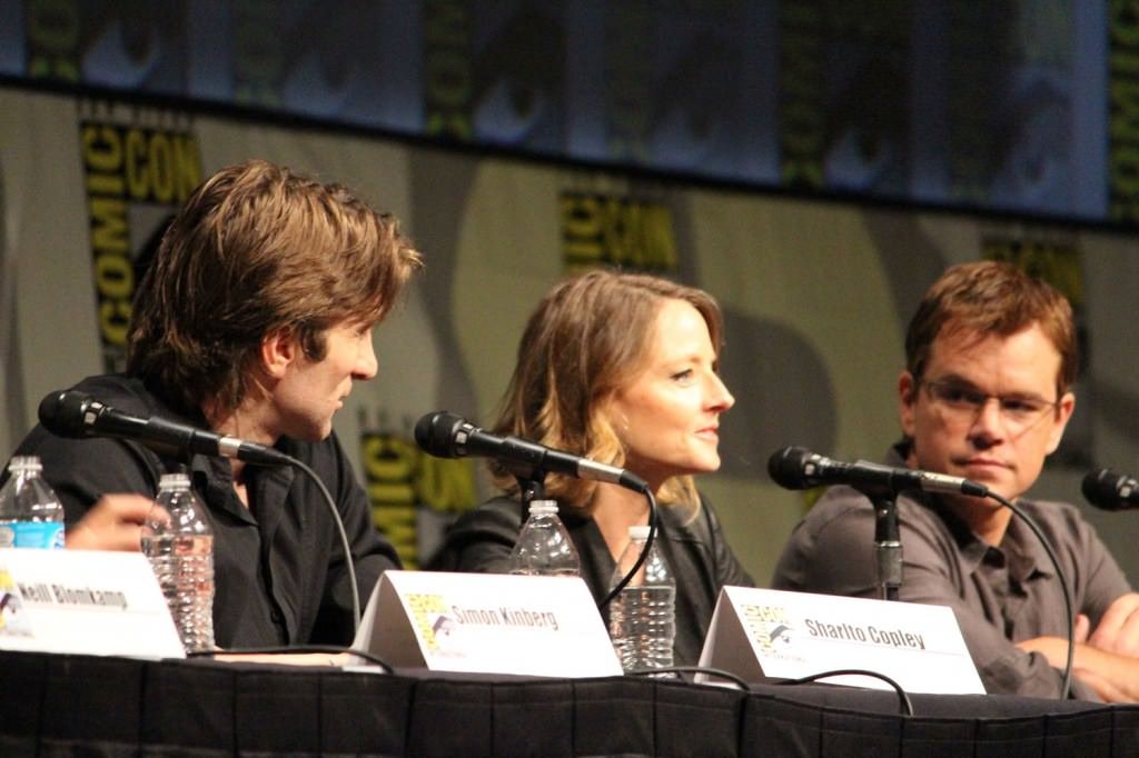 SDCC 2012: Elysium panel: Jodie Foster, Matt Damon, Sharlto Copley