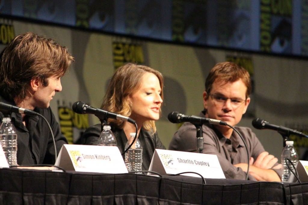 SDCC 2012: Elysium panel: Jodie Foster, Matt Damon, Sharlto Copley