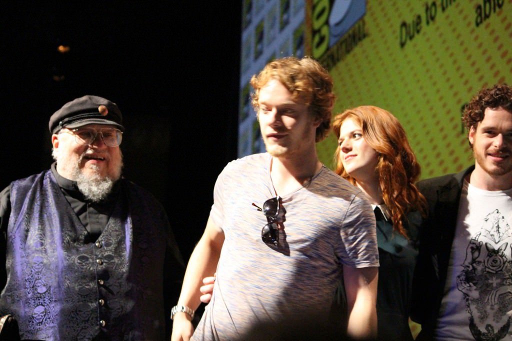 SDCC 2012: HBOs Game of Thrones panel: George R.R. Martin, Alfie Allen, Rose Leslie, Richard Madden