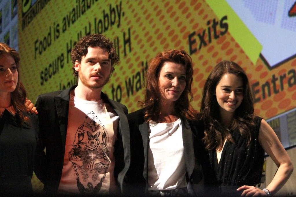 SDCC 2012: HBOs Game of Thrones panel: Rose Leslie, Richard Madden, Michelle Fairley, Emilia Clarke