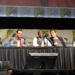 SDCC 2012: Marvels Iron Man 3 panel: Marvel Studios President of Production Kevin Feige, Robert Downey, Jr., Don Cheadle, director Shane Black, Jon Favreau