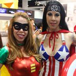SDCC 2012: Cosplay Round-Up: Robin and Captain America crossplay