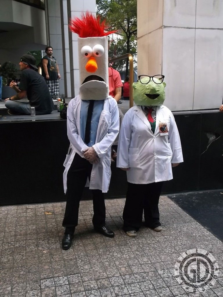 Dragon*Con 2012: Cosplay: Dr. Bunsen Honeydew and Beaker