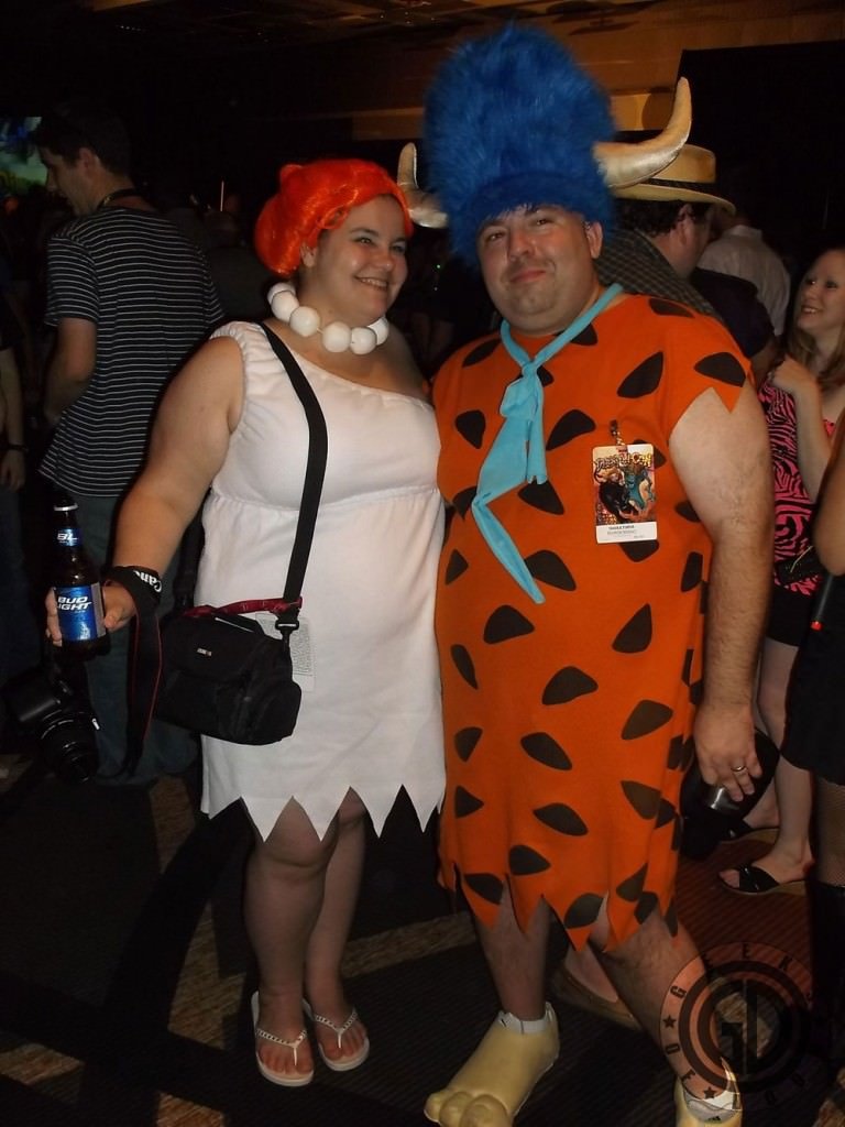 Dragon*Con 2012: Cosplay: Fred Flintstones and Wilma Flintstones
