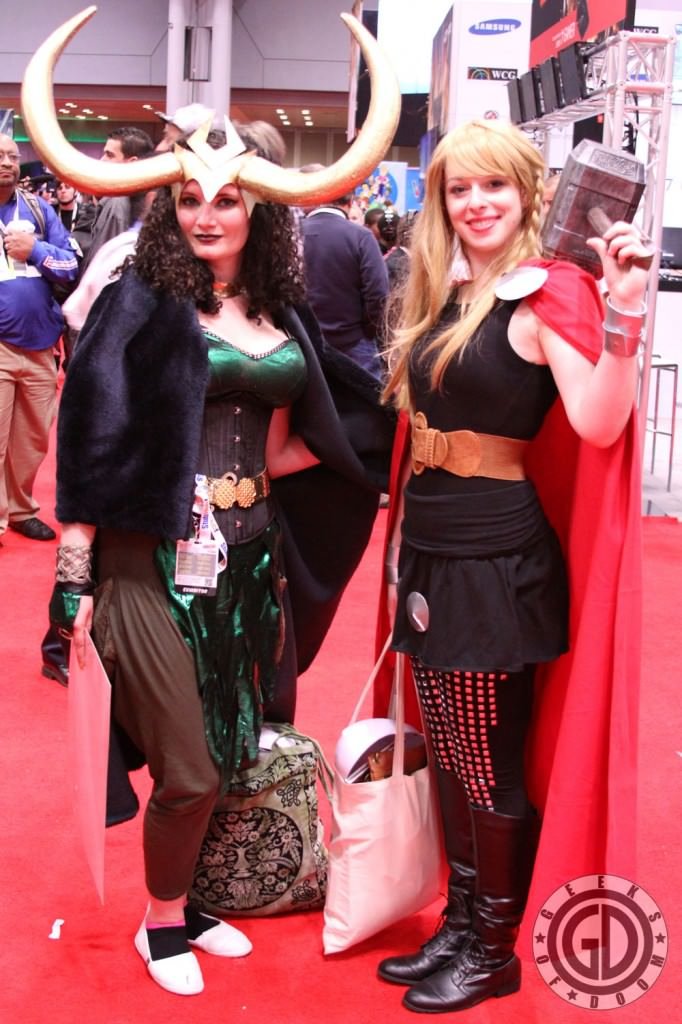 NYCC 2012: Loki and Thor crossplay