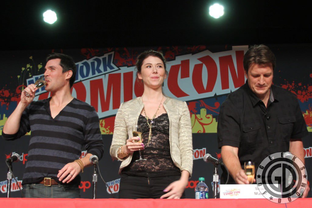 NYCC 2012: Firefly 10th Anniversary panel: Sean Maher, Jewel Staite, and Nathan Fillion