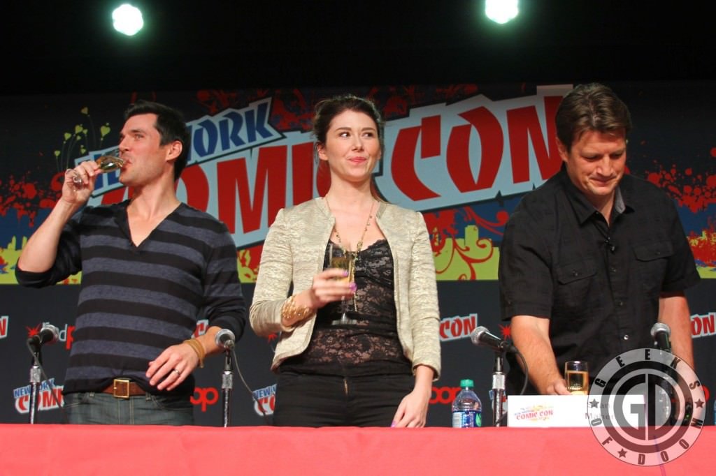 NYCC 2012: Firefly 10th Anniversary panel: Sean Maher, Jewel Staite, and Nathan Fillion