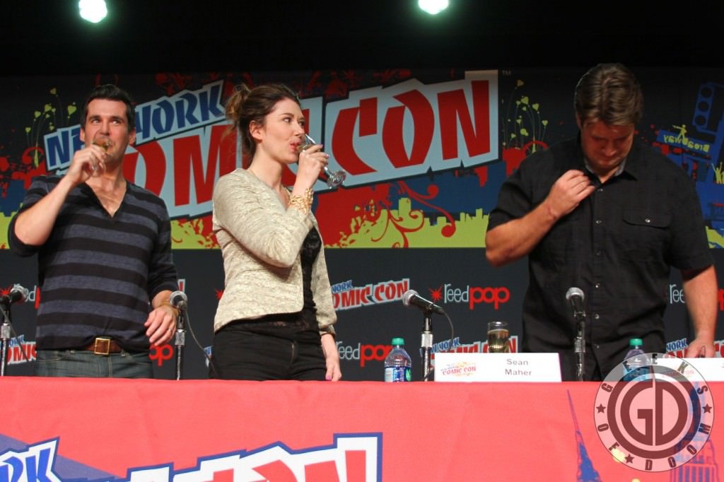 NYCC 2012: Firefly 10th Anniversary panel: Sean Maher, Jewel Staite, and Nathan Fillion