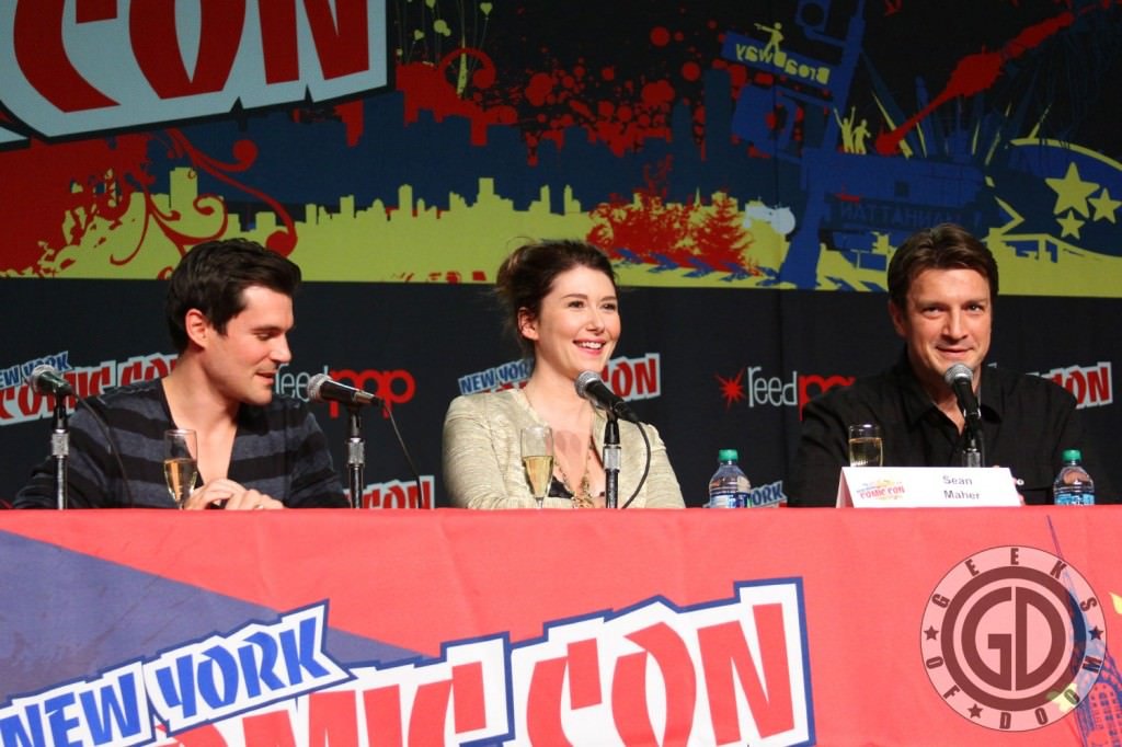 NYCC 2012: Firefly 10th Anniversary panel: Sean Maher, Jewel Staite, and Nathan Fillion