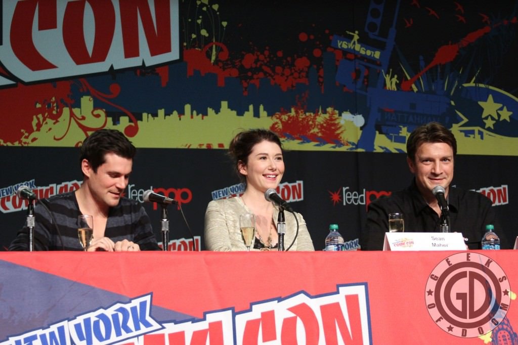 NYCC 2012: Firefly 10th Anniversary panel: Sean Maher, Jewel Staite, and Nathan Fillion