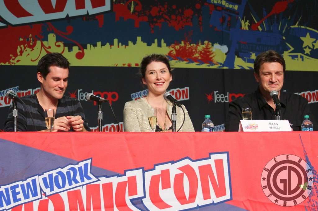 NYCC 2012: Firefly 10th Anniversary panel: Sean Maher, Jewel Staite, and Nathan Fillion