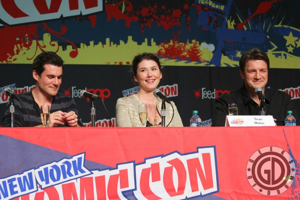 NYCC 2012: Firefly 10th Anniversary panel: Sean Maher, Jewel Staite, and Nathan Fillion