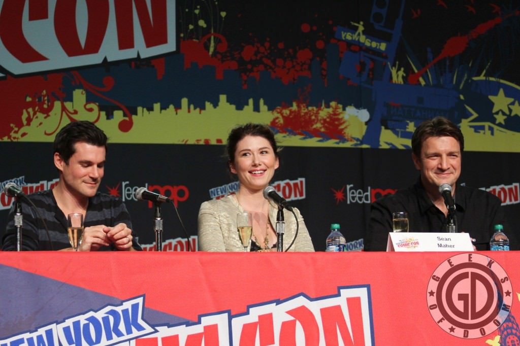 NYCC 2012: Firefly 10th Anniversary panel: Sean Maher, Jewel Staite, and Nathan Fillion