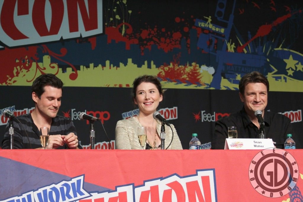 NYCC 2012: Firefly 10th Anniversary panel: Sean Maher, Jewel Staite, and Nathan Fillion
