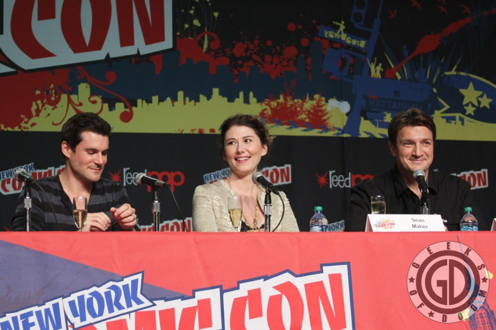 NYCC 2012: Firefly 10th Anniversary panel: Sean Maher, Jewel Staite, and Nathan Fillion