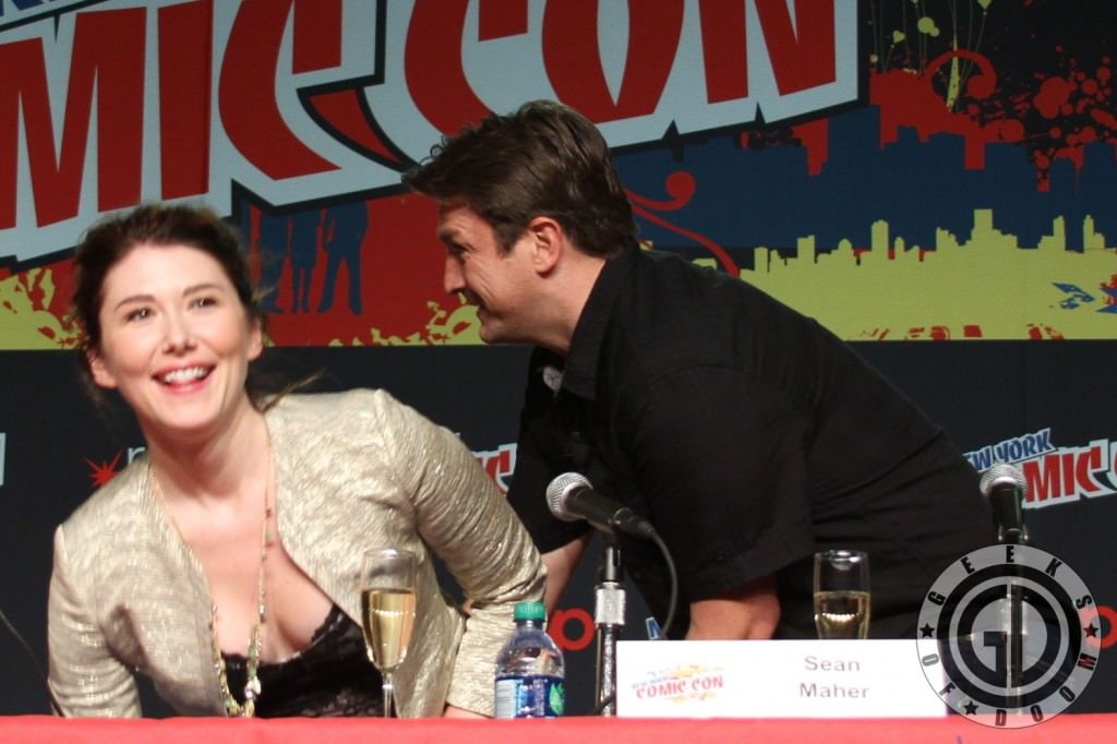NYCC 2012: Firefly 10th Anniversary panel: Nathan Fillion and Jewel Staite