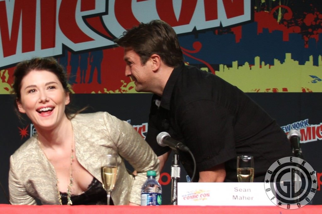 NYCC 2012: Firefly 10th Anniversary panel: Nathan Fillion and Jewel Staite