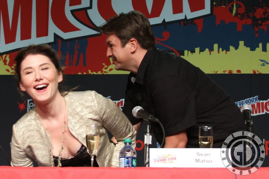NYCC 2012: Firefly 10th Anniversary panel: Nathan Fillion and Jewel Staite