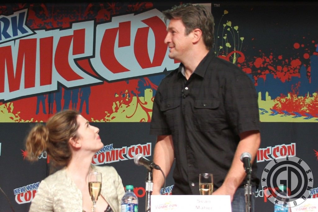 NYCC 2012: Firefly 10th Anniversary panel: Nathan Fillion and Jewel Staite