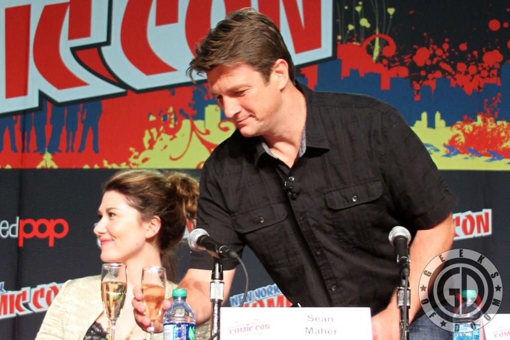 NYCC 2012: Firefly 10th Anniversary panel: Nathan Fillion and Jewel Staite
