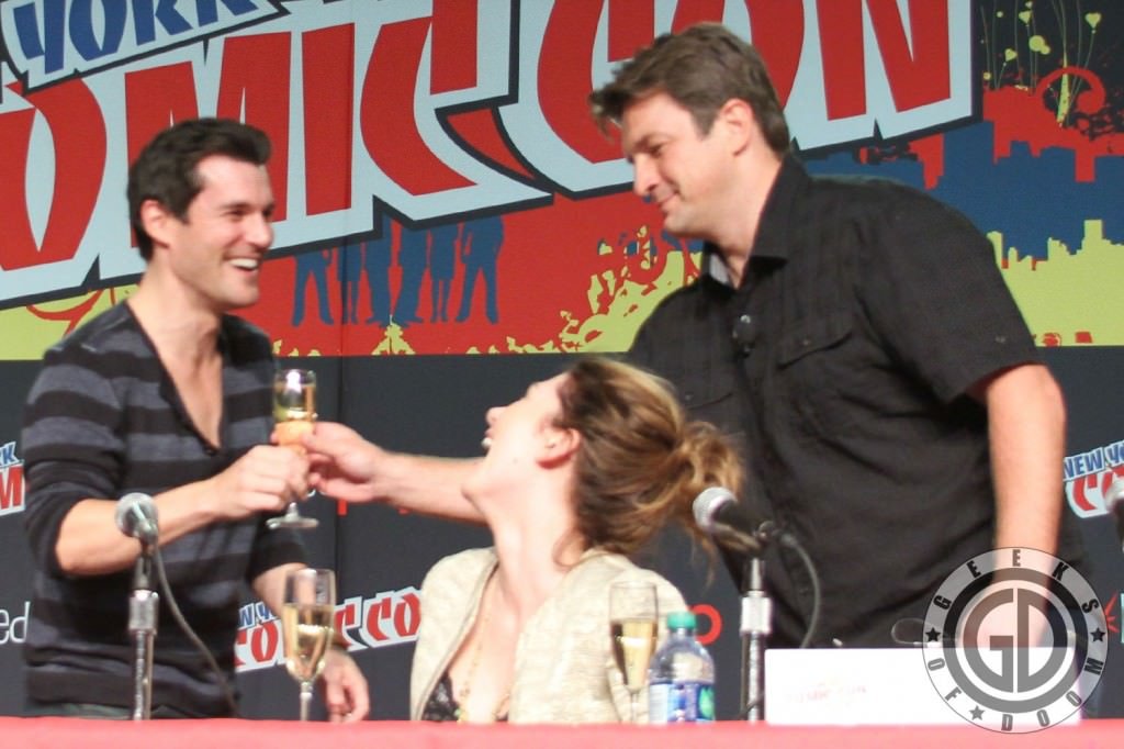 NYCC 2012: Firefly 10th Anniversary panel: Sean Maher, Jewel Staite, and Nathan Fillion