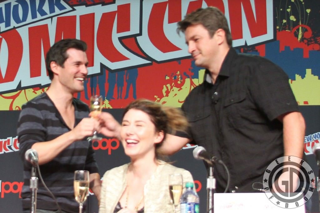 NYCC 2012: Firefly 10th Anniversary panel: Sean Maher, Jewel Staite, and Nathan Fillion
