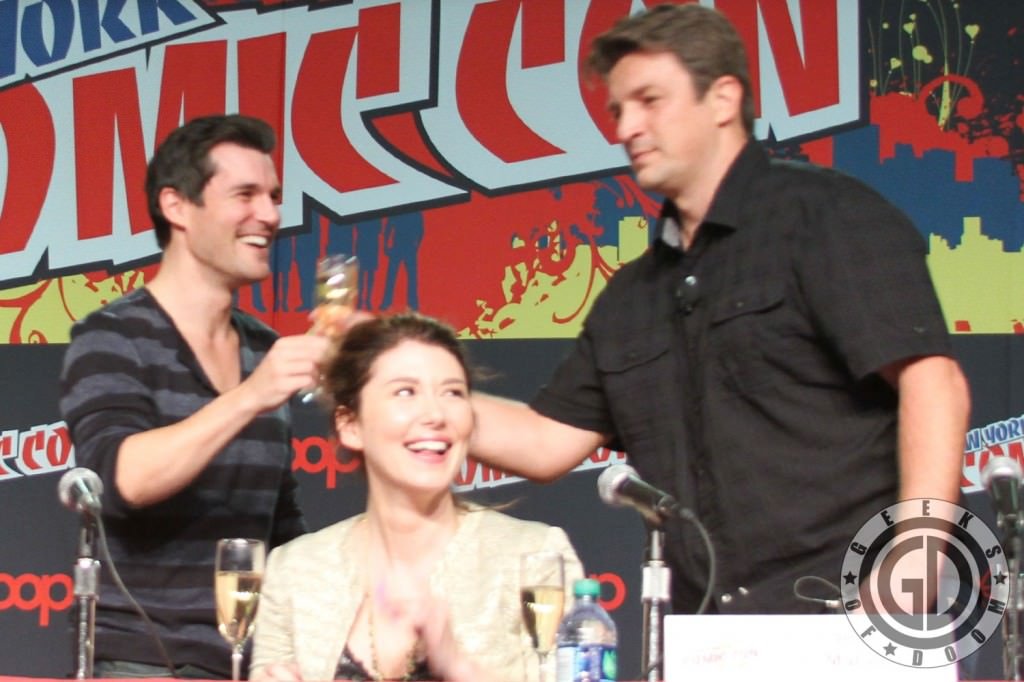 NYCC 2012: Firefly 10th Anniversary panel: Sean Maher, Jewel Staite, and Nathan Fillion