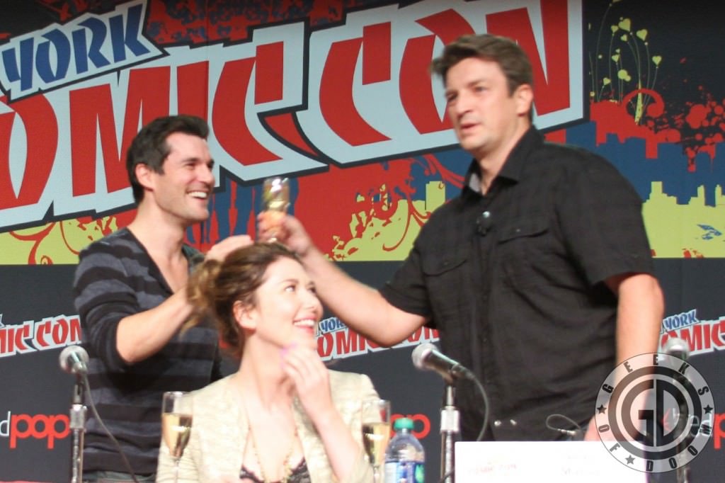 NYCC 2012: Firefly 10th Anniversary panel: Sean Maher, Jewel Staite, and Nathan Fillion