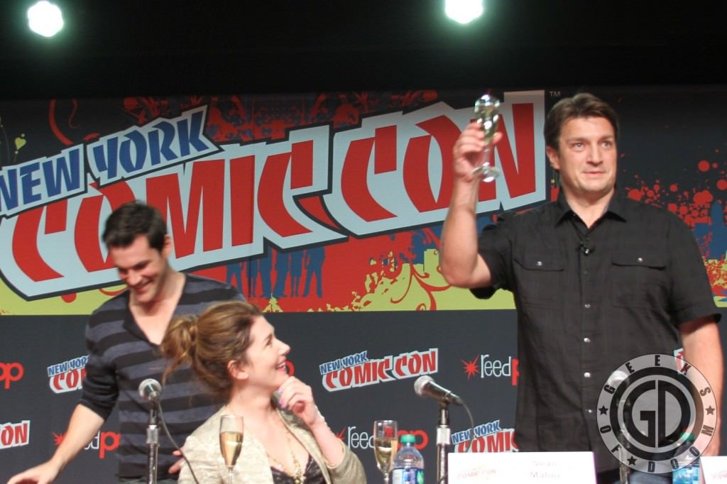 NYCC 2012: Firefly 10th Anniversary panel: Sean Maher, Jewel Staite, and Nathan Fillion